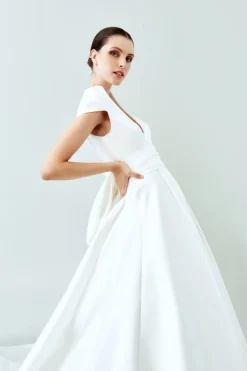 Abito da Sposa Diana in Misto Seta