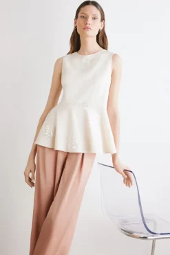 Blusa ricamata
