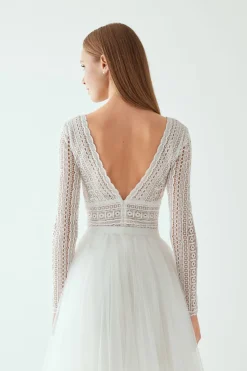 Body con maniche lunghe