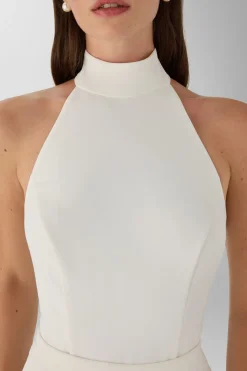 Body con scollo all'americana