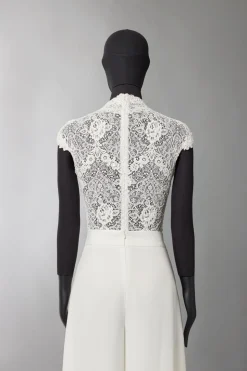 Body in pizzo con alette