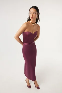 Bustier in raso
