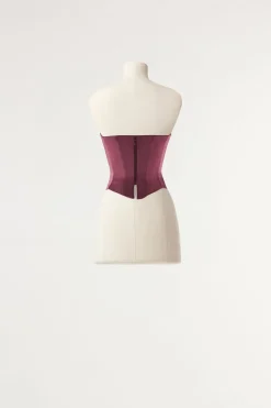 Bustier in raso