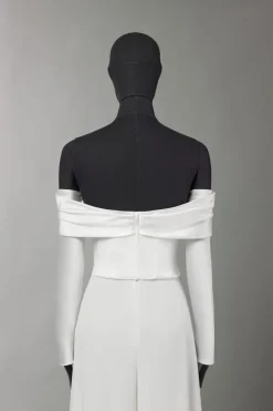 Bustier in raso lucido