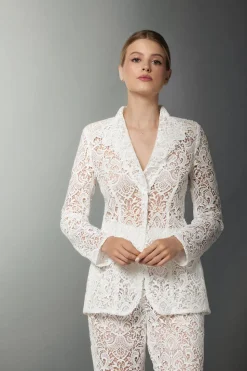 Giacca in pizzo Macramé