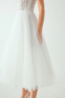 Gonna a ruota in tulle