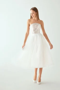 Gonna a ruota in tulle