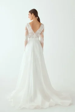 Gonna in organza di seta