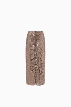 Gonna midi in paillettes
