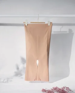 Pantaloncino Alto in Microfibra Taglio Vivo