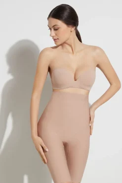 Pantaloncino Alto in Microfibra Taglio Vivo