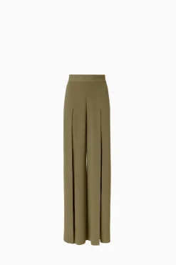 Pantaloni ampi con pences