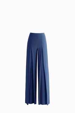 Pantaloni ampi con pences
