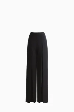 Pantaloni ampi con pences