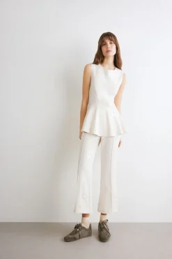 Pantaloni flare fit