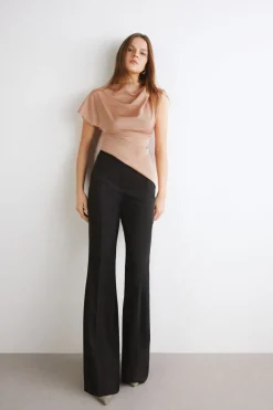 Pantaloni in crepe