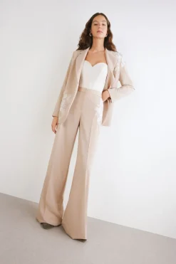 Pantaloni ricamati