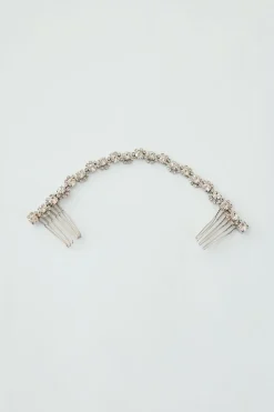 Pettine con filo di strass