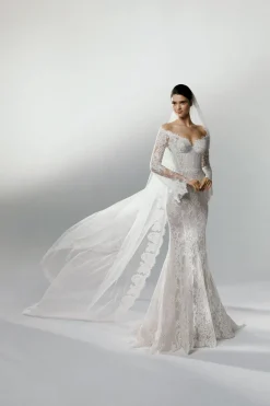 Velo in Tulle con ricami