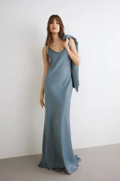 Vestito Lungo Felce