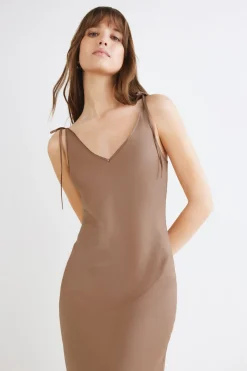 Vestito Lungo Felce