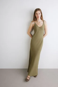 Vestito Lungo Felce